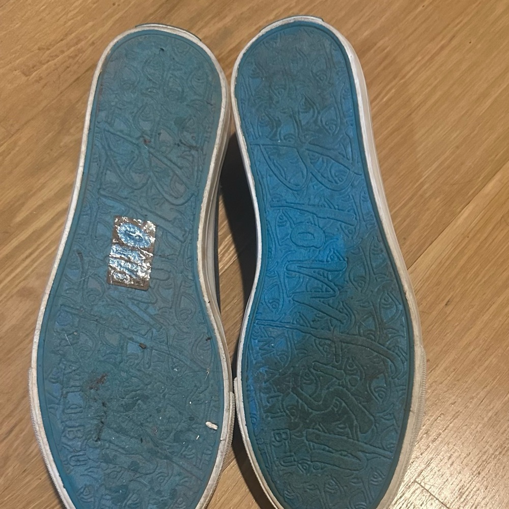 Black Distressed Sneakers - Picture 2 of 2